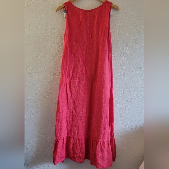 Terzo Millennio Linen Dress Size Small - Picture 2 of 7